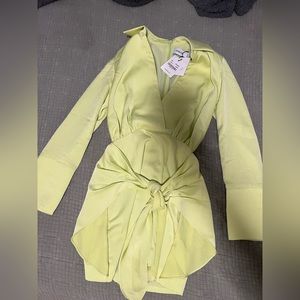 NWT Light green blazer dress